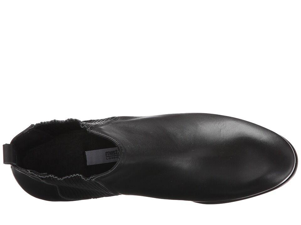 Miista Ashlynn Womens Chelsea Black Leather Ankle Boots US 5  EU 35 - SVNYFancy
