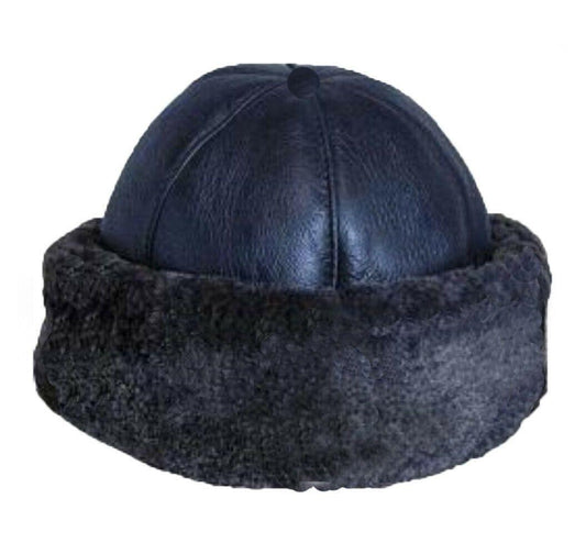 Women's Ricardo B.H. H-10 Winter  Hat Sheepskin The Beanie H-10  Black Large - SVNYFancy
