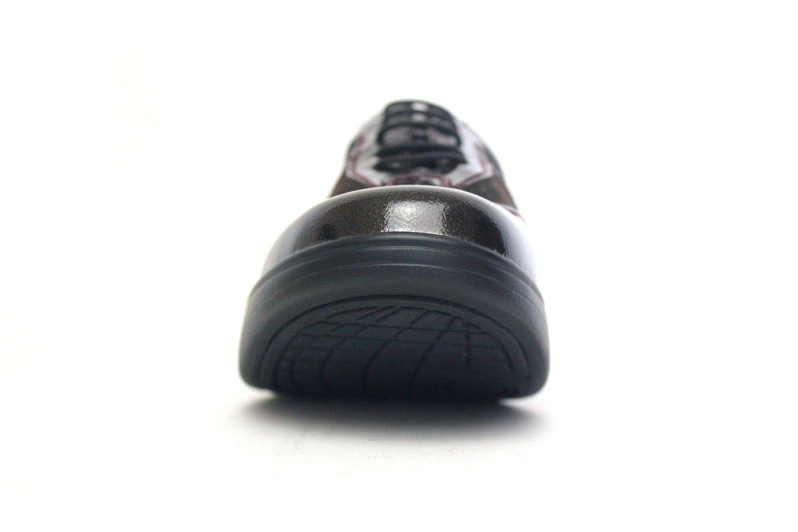 COGENT WALKWARE Womens Walking Sneaker Brown Leather Walking Shoes Wide 7 EE - SVNYFancy