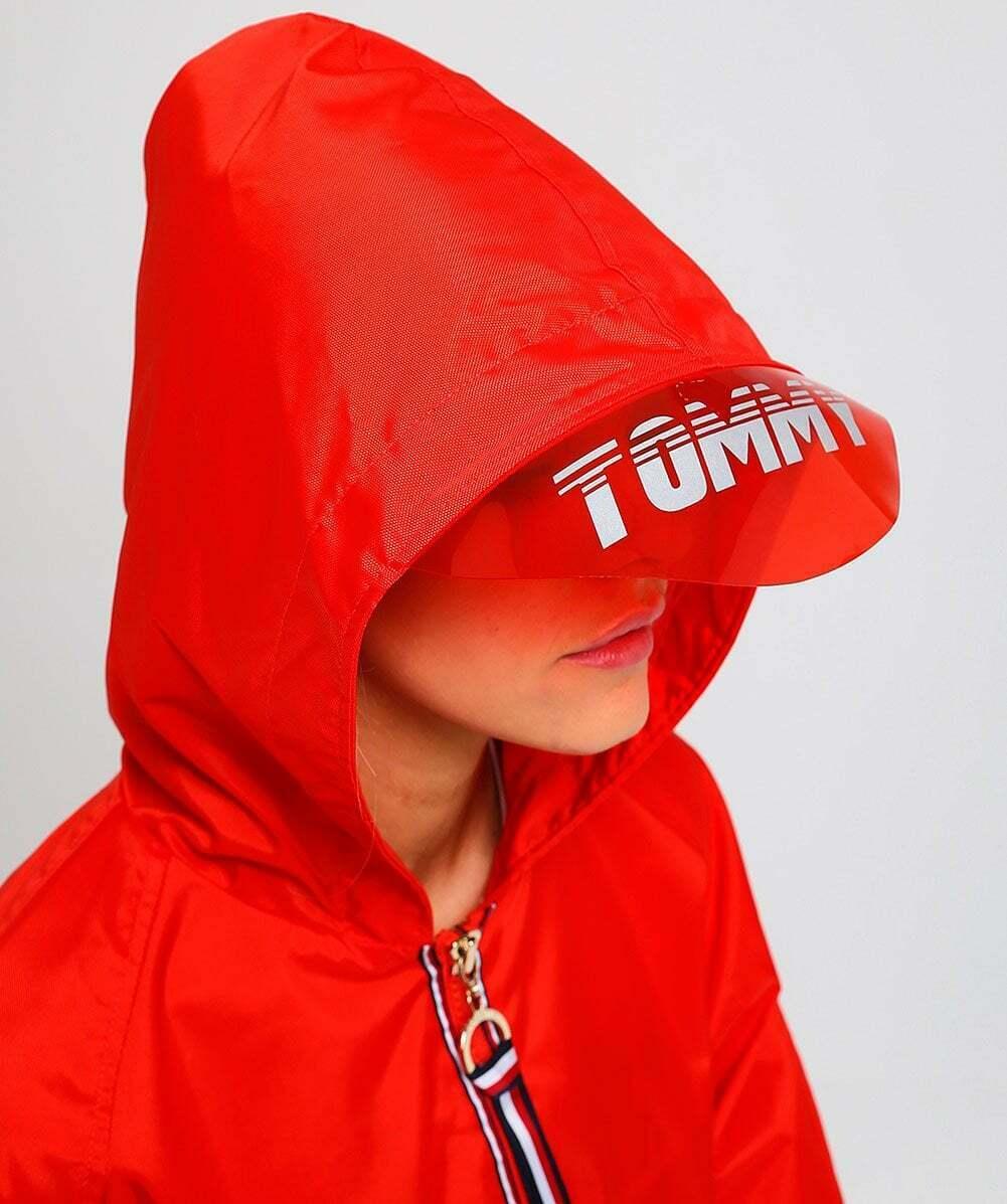 GIGI HADID x  Tommy Hilfiger  Cropped Anorak Jacket Raincoat  Size S - SVNYFancy