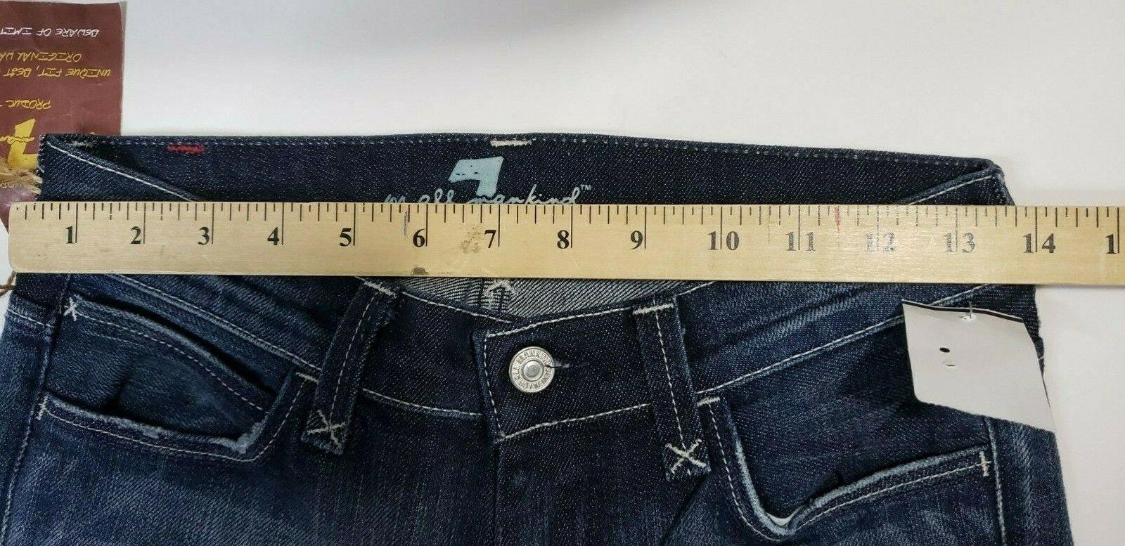 7 For All Mankind Womens Flare Jeans Low Rise  Size 26 - SVNYFancy