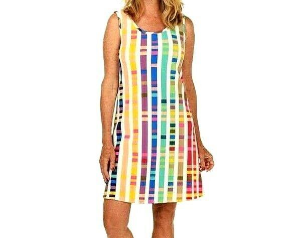 Ronni Nicole Bright Geometric Printed Sleeveless Dress Size M - SVNYFancy
