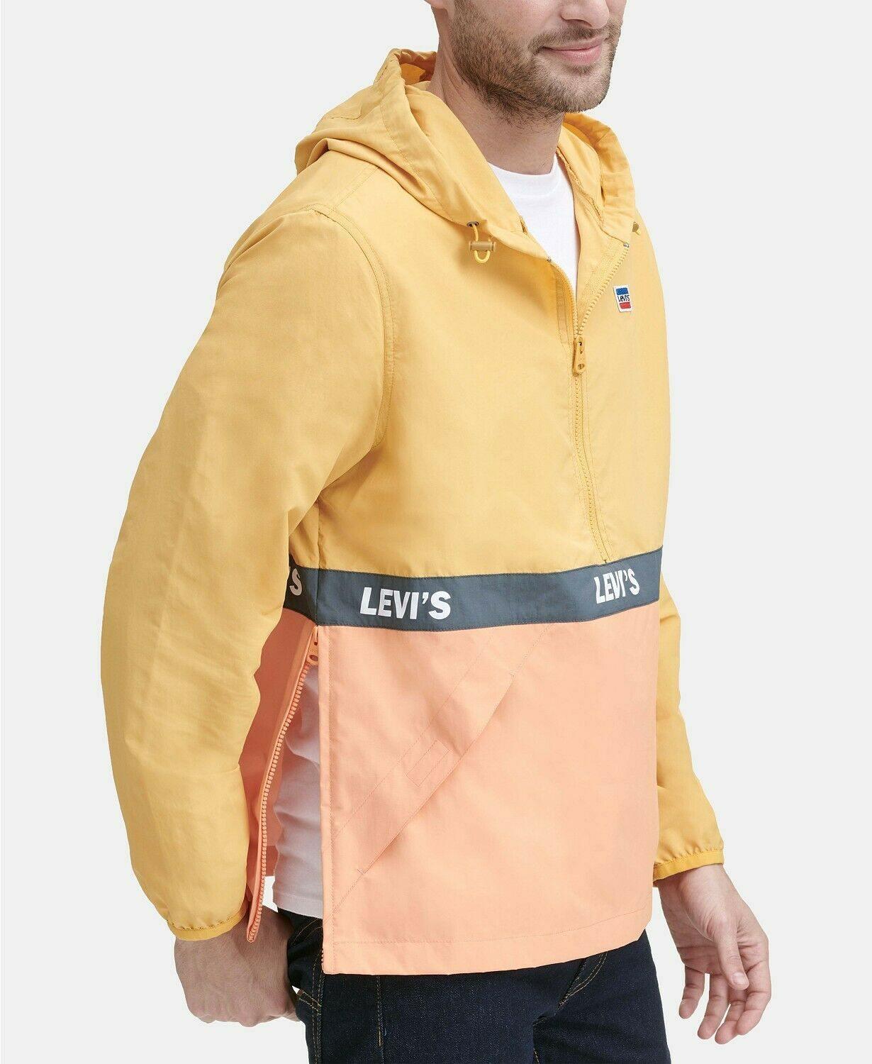 Levi's Men's Colorblocked Water Resistant Popover Jacket Size M - SVNYFancy