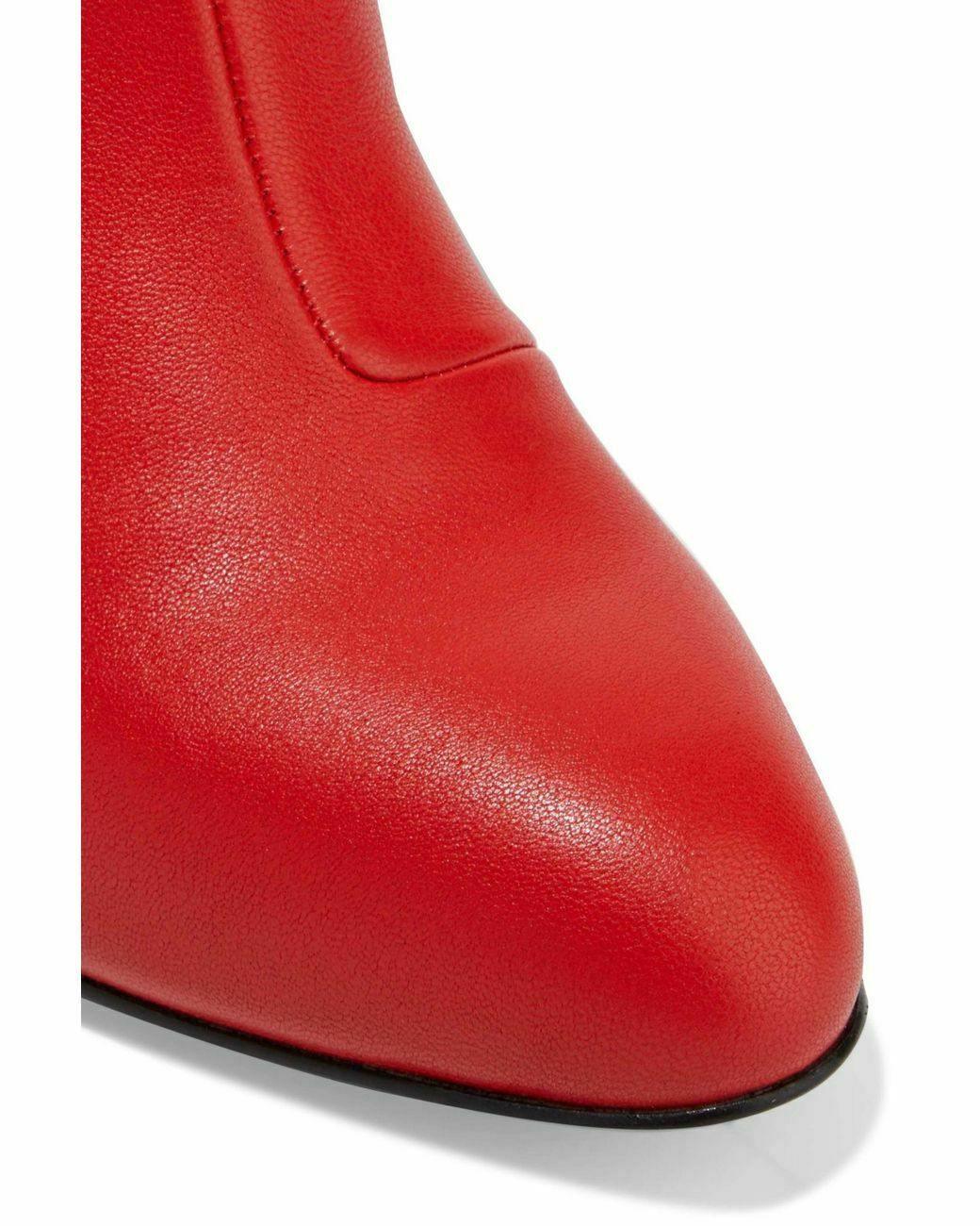Opening Ceremony Dylan Womens Stretch Leather Red Booties Size 37 - SVNYFancy