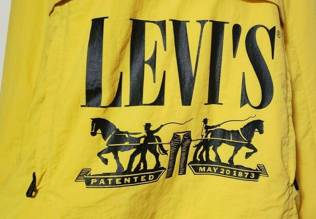 Levi's Men's Yellow Water Resistant Popover Jacket Size M - SVNYFancy