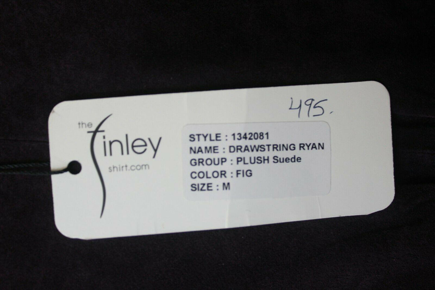 Finley Suede Drawstring Ryan Suede Jacket Blazer Shirt Fig Size M - SVNYFancy