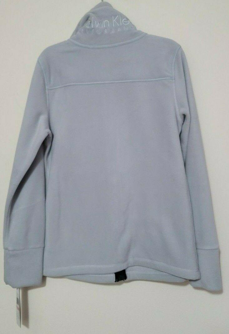 Calvin Klein Blue Performance Fleece Jacket Gray Size XS - SVNYFancy