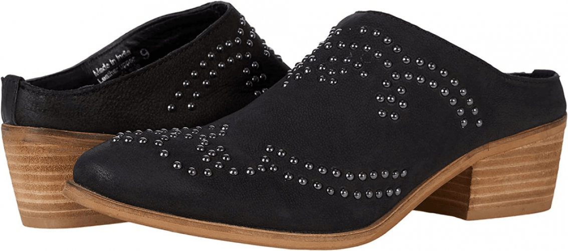 VOLATILE Brava Womens Leather Western Mule with Stud Detail Design  Size US 8 - SVNYFancy