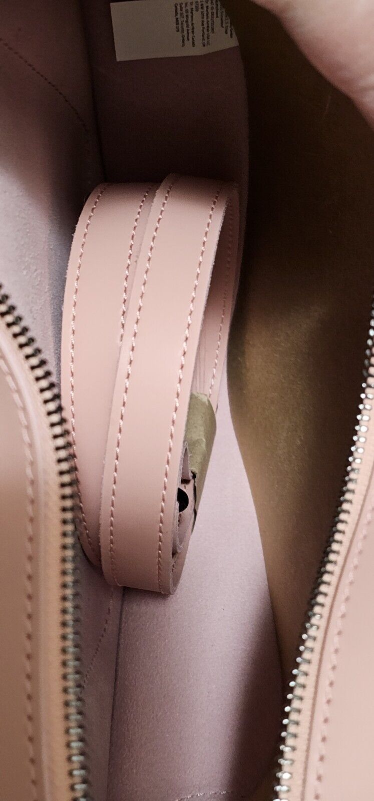 Dr. Martens Heart Shaped Leather Backpack Cross Bag Handbag Purse Peach Pink