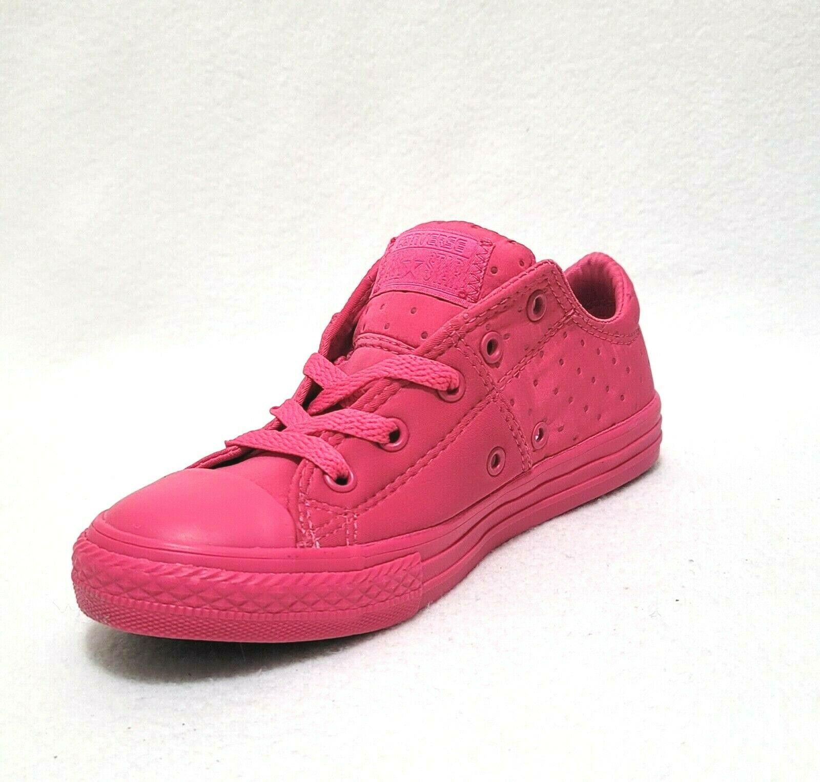 Converse Kid's Girls Chuck Taylor All Star Madison Ox Fashion Sneaker Shoe, Pink - SVNYFancy