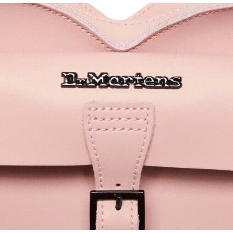 Dr. Martens Heart Shaped Leather Backpack Cross Bag Handbag Purse Peach Pink