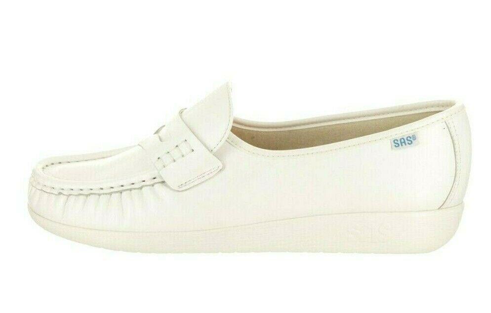 SAS Women's Classic Loafers Slip On White Size US 12M - SVNYFancy
