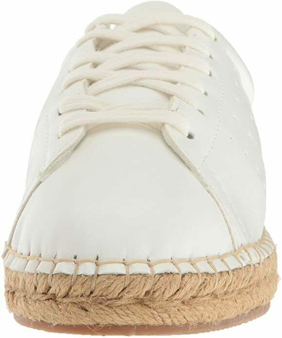 Steve Madden Girls Shoes JPACE White Faux Leather Lace-Up Espadrille Sneakers 2 - SVNYFancy